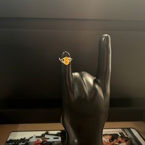 NWOT Hidden Gems Ring | Yellow Gem in Silver Plated Band